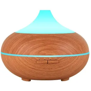 Comparateur de prix : INF Humidificateur ultrasonique avec lampe aromatique 500 ml brun clai...