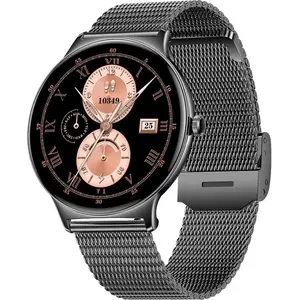 INF Montre Connectée Multifonctionnelle Métal et Silicone pour le Spor... pas cher
