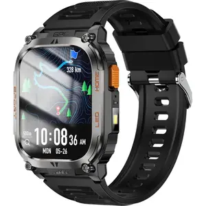 INF Montre Connectée GPS Sport Multifonction - Métal & Silicone - 2.01... pas cher