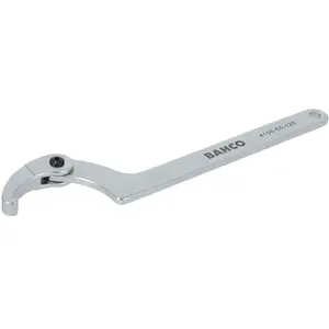 Bahco Clé Plate Chrome Finish Adjustable Hook 50-120 Mm 295 Mm