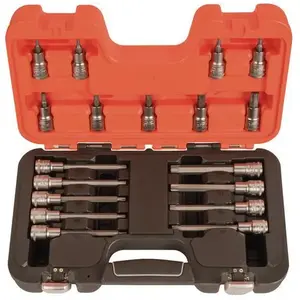 Comparateur de prix : BAHCO Jeu de douilles 1/2" avec embouts TORX® - 18 pcs