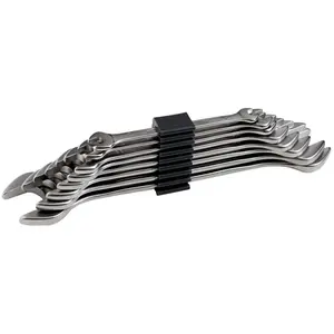 BAHCO Jeu de clés à fourche doubles, dimensions en pouces - 8 pcs/clip plastique pas cher