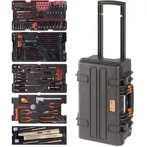 Bahco Caisse à outils métallique avec kit d'outils multi-usages 194 pi... pas cher