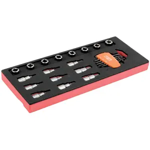 Comparateur de prix : Bahco Jeu d'embouts et de douilles tournevis 1/2", module mousse 1/3 Fit&Go - 25 pcs