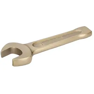 BAHCO Clé à fourche à frapper antidéflagrante métrique, aluminium bronze