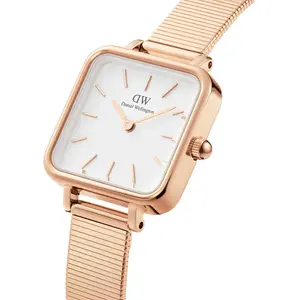 Comparateur de prix : Montre Femme DANIEL WELLINGTON QUADRO STUDIO en Acier Rose - 240235