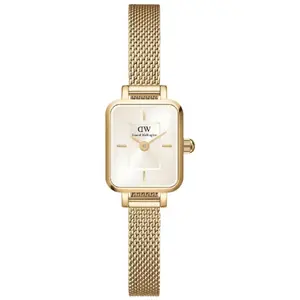 Comparateur de prix : Montre Femme Quadro mini Champagne DW00100656 Daniel Wellington