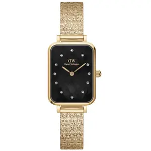 DANIEL WELLINGTON Montre à quartz - Acier inoxydable, nacre & plaqué or - Femme pas cher