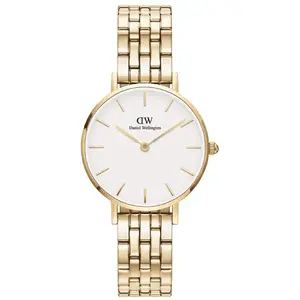Comparateur de prix : Montre femme Daniel Wellington - white/gold - 28 mm