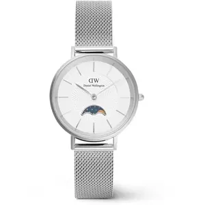 Montre Femme Petite moonphase Blanc DW00100772 Daniel Wellington pas cher