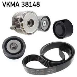 Jeu De Courroies Poly Trapézoïdales Mercedes-Benz Skf Vkma38148 pas cher