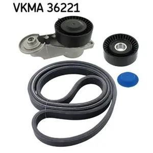 Jeu de courroies trapézoïdales à nervures SKF VKMA 36221 pas cher