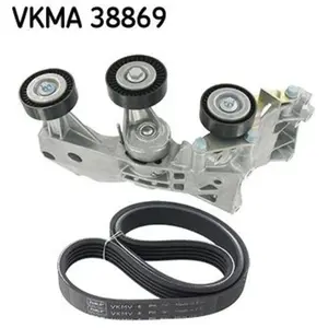 Jeu De Courroies Trapézoïdales Poly Mercedes-Benz Skf Vkma38869 pas cher