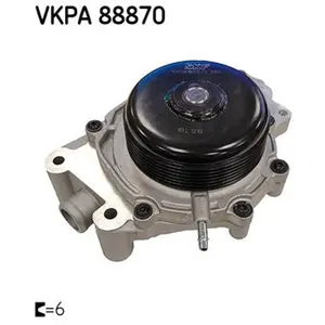 SKF Pompe à eau pour MERCEDES-BENZ: Classe E, Classe C, Classe CLS, Classe GLK, Classe S, Vito, Classe GLE, Classe SLK, Classe V (Ref: VKPA 88870) pas cher