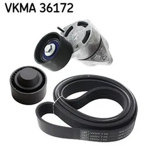 Jeu De Courroies Poly Trapézoïdales Skf Vkma36172 pas cher