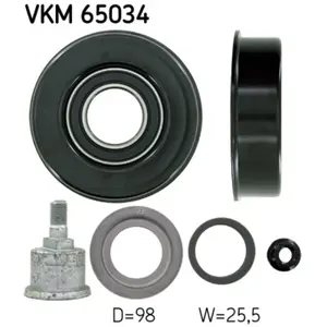 Poulie renvoi/transmission, courroie trapézoïdale à nervures VKM 65034 SKF VKM65034