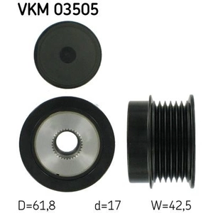 Comparateur de prix : SKF Poulie roue libre, alternateur, par ex. pour Vauxhall, Opel, Saab