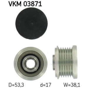 Comparateur de prix : Poulie roue libre, alternateur VKM 03871 SKF VKM03871
