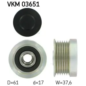 Comparateur de prix : Poulie roue libre, alternateur VKM 03651 SKF VKM03651