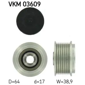Comparateur de prix : Poulie roue libre, alternateur VKM 03609 SKF VKM03609