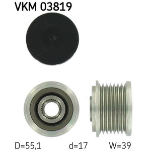 Poulie roue libre, alternateur VKM 03819 SKF VKM03819 pas cher