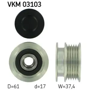 Comparateur de prix : Poulie roue libre, alternateur VKM 03103 SKF VKM03103