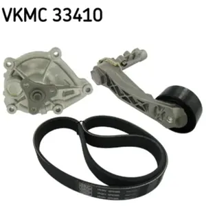 Comparateur de prix : Pompe à eau + jeu de courroie d'accessoires SKF VKMC 33410 - Réf. VKMC 33410