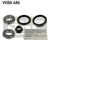 SKF Roulement de roue pour FORD: Escort, Orion, Fiesta (Ref: VKBA 686) pas cher