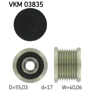 Poulie roue libre, alternateur VKM 03835 SKF VKM03835 pas cher
