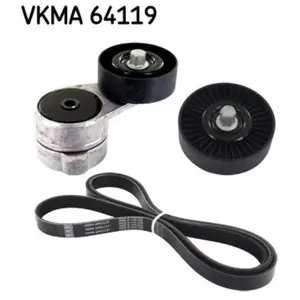 SKF Jeu de courroies trapézoïdales à nervures VKMA64119 pas cher