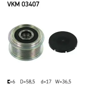 Poulie roue libre, alternateur VKM 03407 SKF VKM03407 pas cher