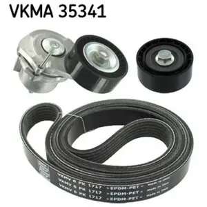 SKF Jeu de courroies trapézoïdales à nervures VKMA35341 pas cher