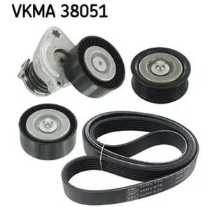 Comparateur de prix : Jeu de courroies trapézoïdales à nervures SKF VKMA 38051