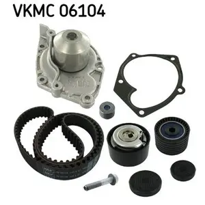 SKF Pompe à eau + kit de courroie de distribution VKMC06104 pas cher
