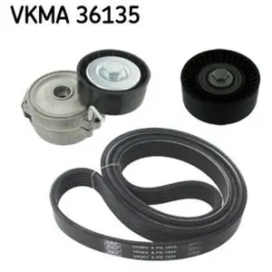 Jeu de courroies trapézoïdales à nervures SKF VKMA 36135 pas cher