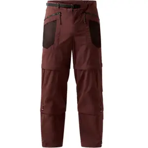 Haglöfs - Solis Zip Off Pant - Pantalon randonnée convertible homme Maroon Trail - EU 48 pas cher