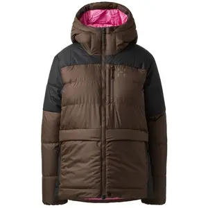 Haglöfs - Riksgränsen Down 850 II Hood - Veste ski femme Woodland Brow... pas cher
