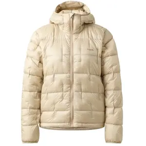 Comparateur de prix : Doudoune a capuche haglofs hede down beige femme
