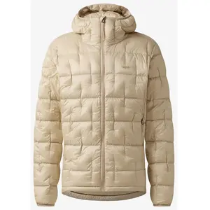 Veste à capuche Haglöfs Hede Down blanc perle - XL pas cher