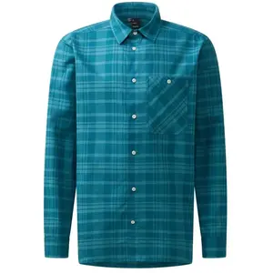 Comparateur de prix : Haglöfs - Virke Flannel Shirt - Chemise homme Mountain Teal / Deep Tea...