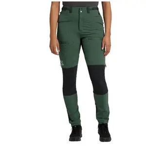 Haglöfs Rugged Slim Pant Women - Pantalon randonnée femme Fjell Green / True Black 36 pas cher