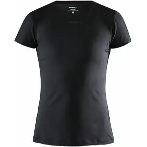 Maillot manches courtes femme craft adv essence slim noir pas cher