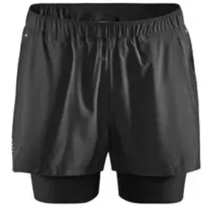 Craft ADV Essence 2-In-1 Stretch Short - Short running homme Black XS pas cher