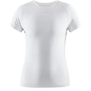 Comparateur de prix : Maillot de corps Craft Pro Dry Nanoweight manche courte blanc femme - L