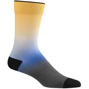 Chaussettes craft adv endur graphic bleu blanc jaune pas cher