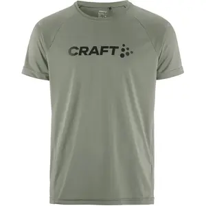 Craft - Core Unify Logo Tee - T-shirt technique taille XL, gris pas cher