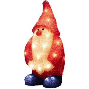 Comparateur de prix : Konstsmide Christmas Figurine déco LED Père Noël rouge IP44 36 cm