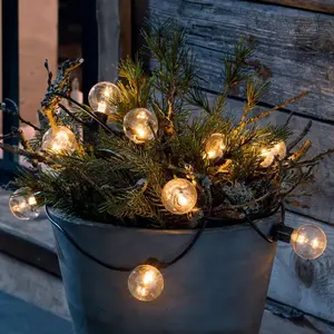 Comparateur de prix : Konstsmide Christmas Guirlande LED filament ambre 10 lampes