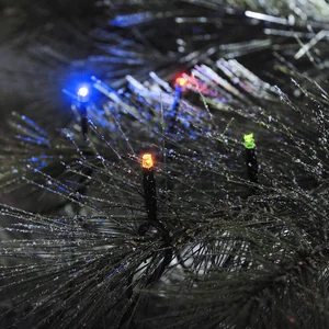 Konstsmide 3611-500 Guirlande 80 Micro LED Multicolores + Câble Noir 24 V pas cher