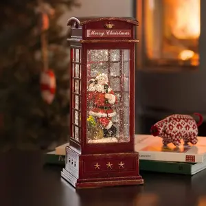 Comparateur de prix : Konstsmide Christmas Lampe décorative LED Cabine téléphonique Père Noël